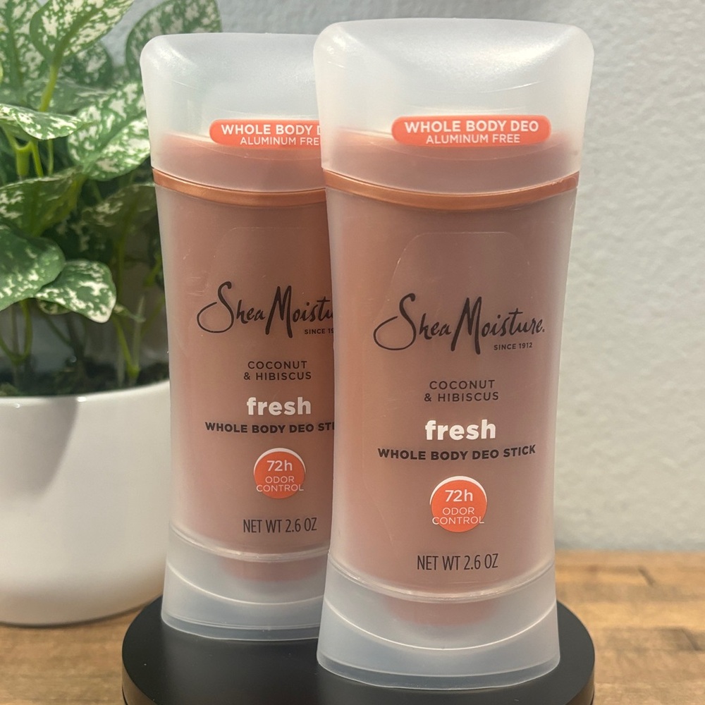 Shea Moisture ~ 2 Coconut & Hibiscus Fresh Whole Body Deodorant - Aluminum Free